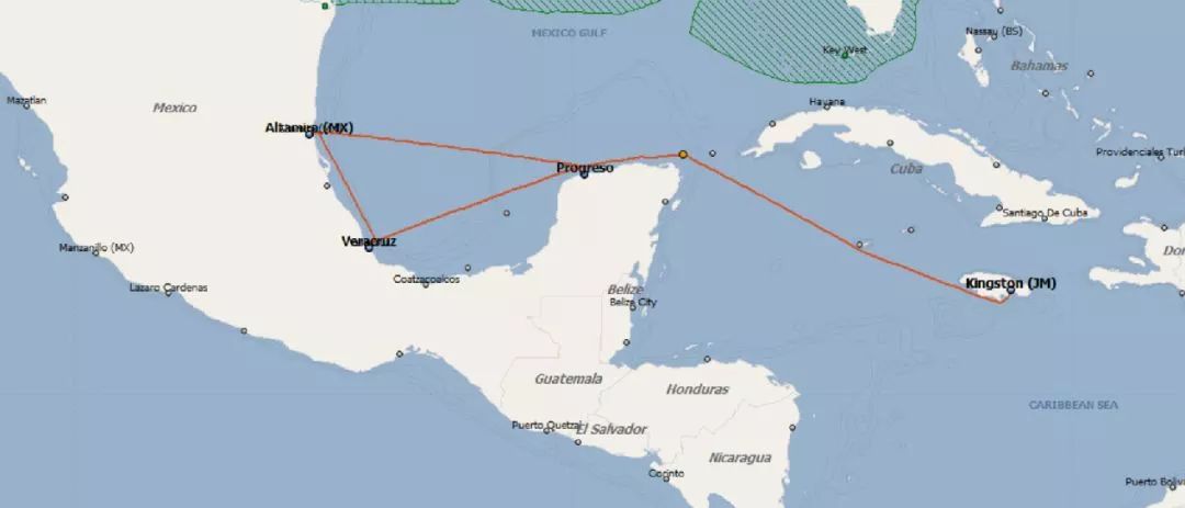 中国からラテンアメリカへのCoscoダイレクトサービス