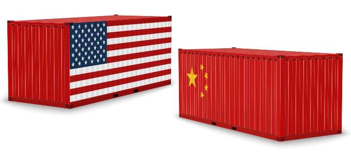 中国から米国への配送