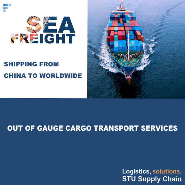 ゲージ外貨物 (OOG) 中国から世界中への大型、重量、プロジェクト貨物の海上輸送