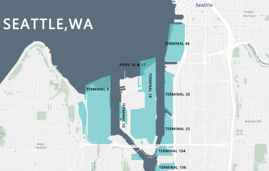 シアトル港ターミナル