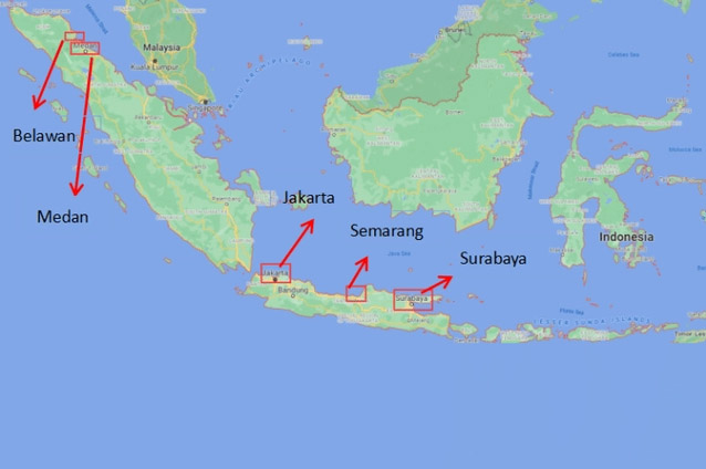 東南アジア・インドネシアの港